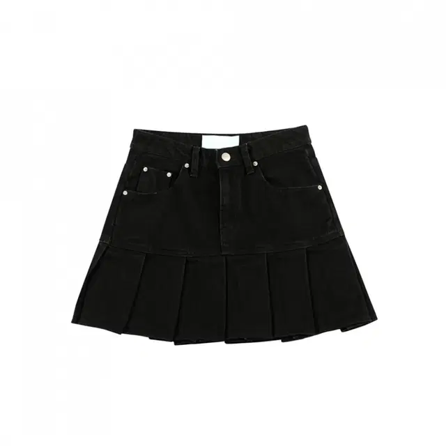 어반드레스 데님 스커트 PLEATS DENIM SKIRT BLACK M