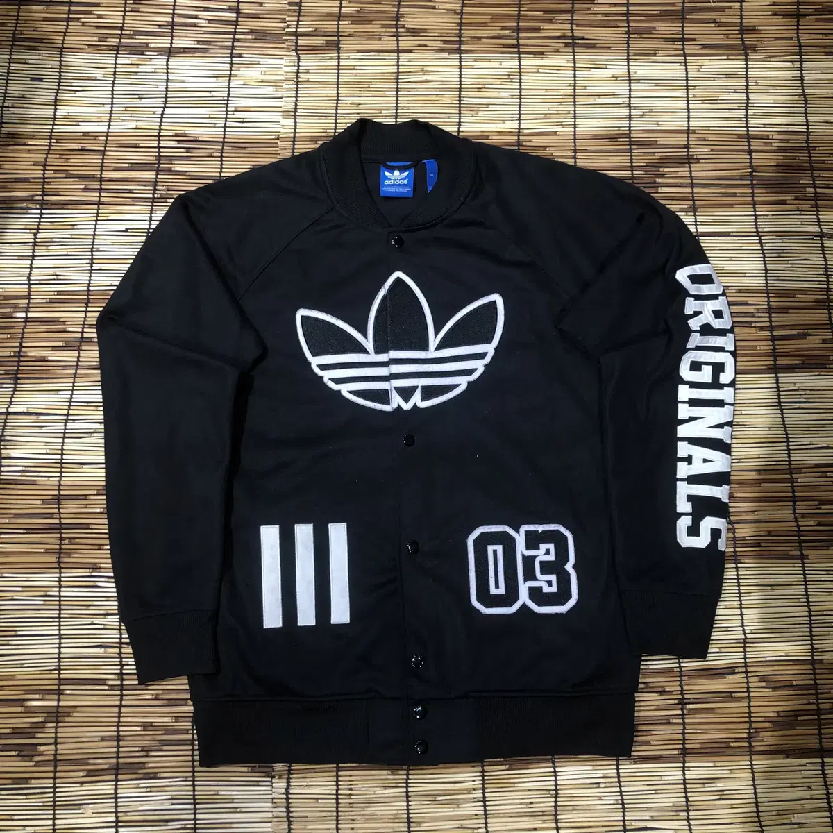 adidas Black Varsity Jacket XL