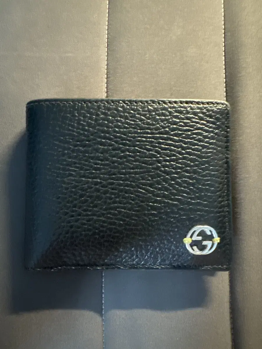 Gucci GG Metal Interlocking Logo Wallet for Men