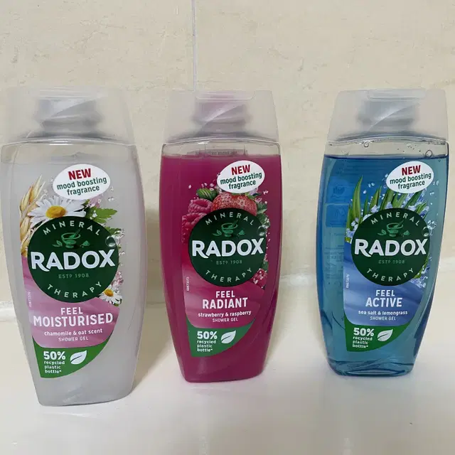 영국 Radox 라독스 바디워시 샤워젤