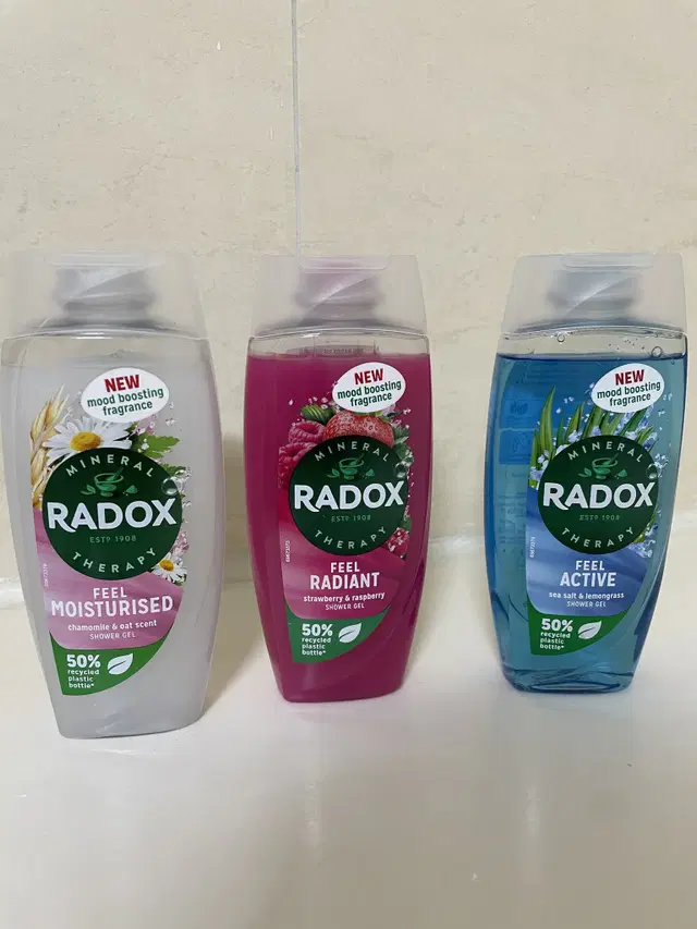 영국 Radox 라독스 바디워시 샤워젤