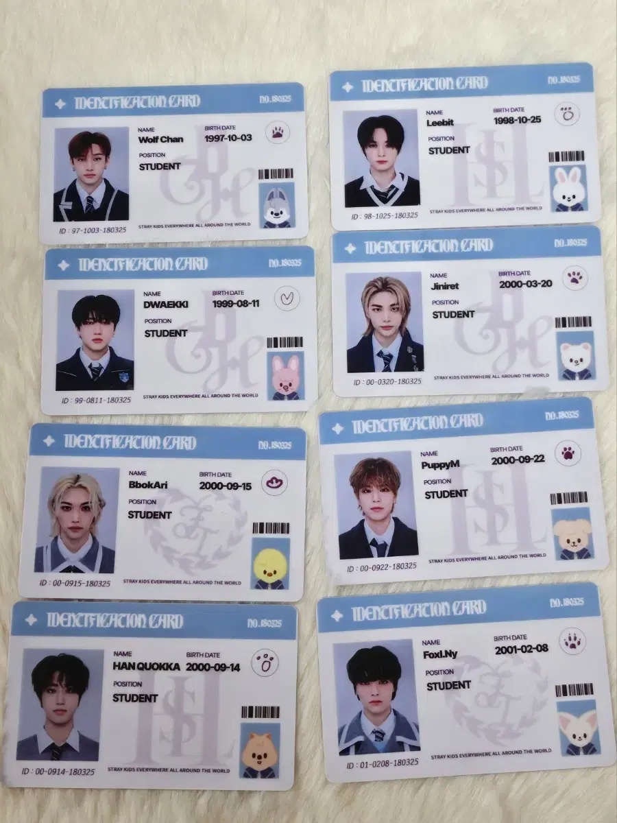 Straykids skzoo Magic School Busan Pop Up Student ID