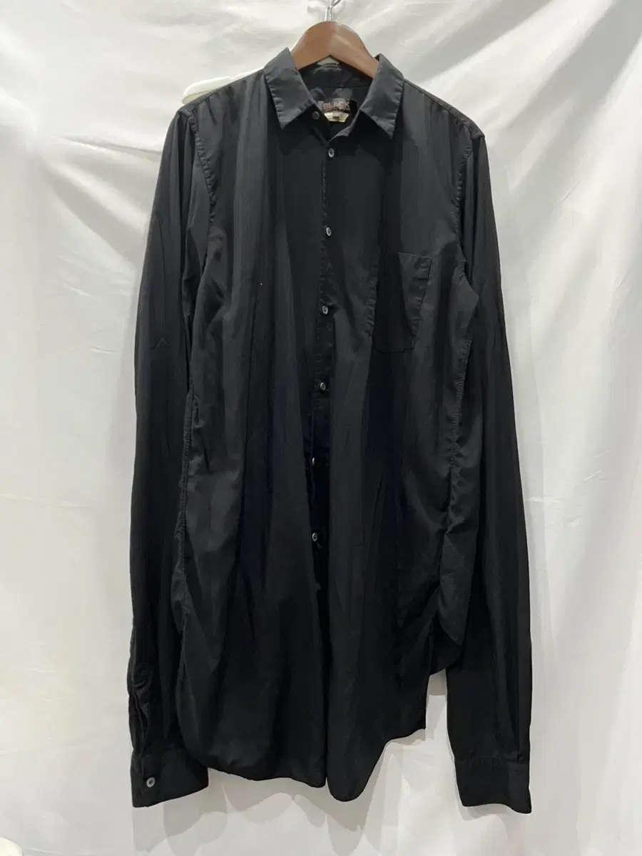 [Genuine] Comme des Garçons Song 21FW Asymmetric Poly Shirt XL