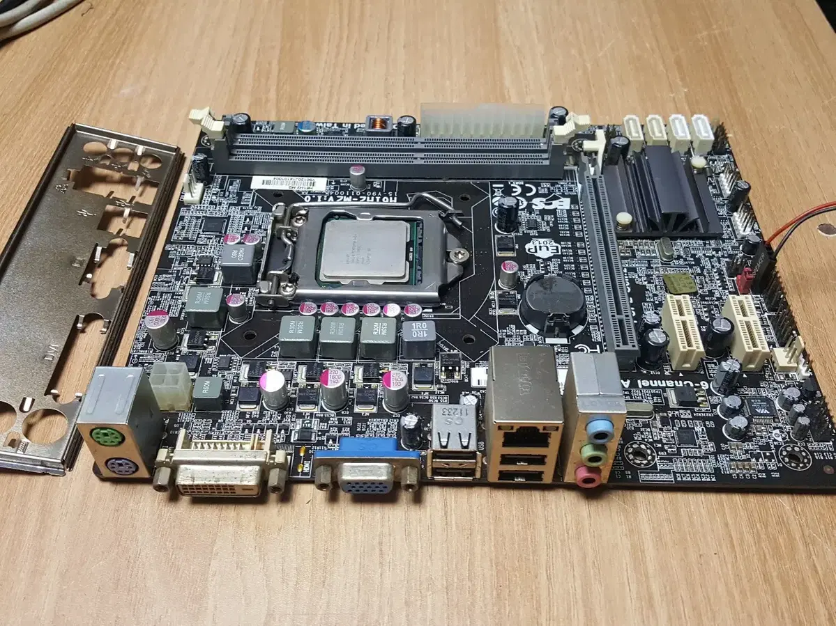 62-펜티엄 G630 cpu + 메인보드 +백패널