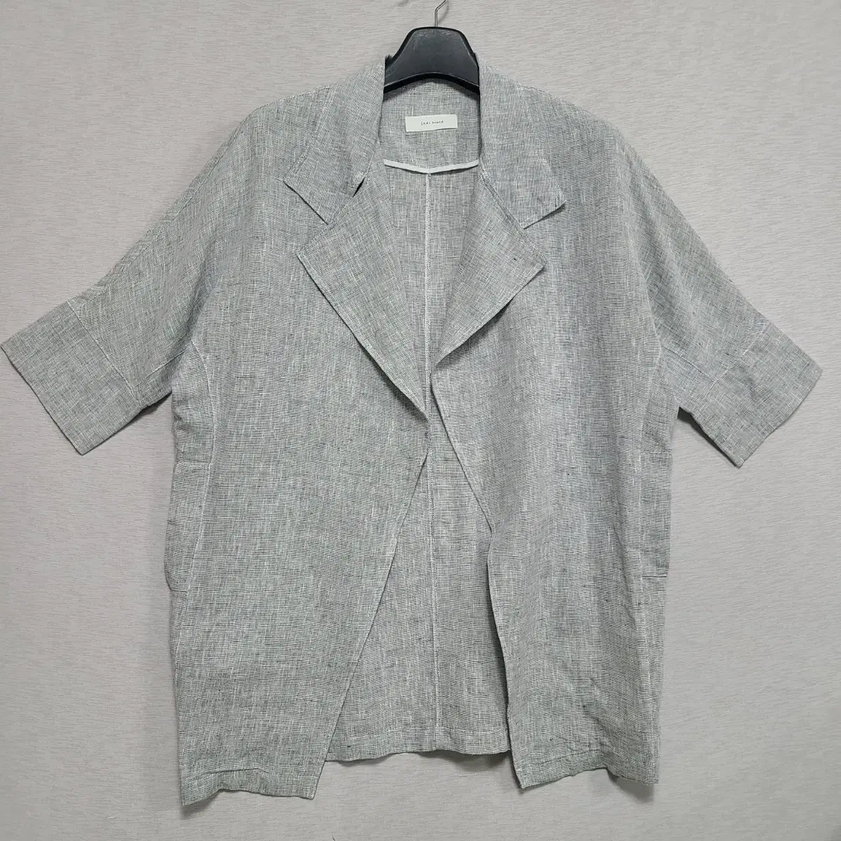 Indie brand linen open vahn jacket women's free ㅡ1209