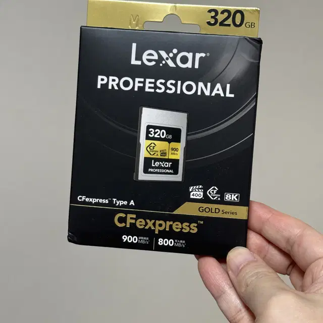 렉사 lexar cfe-a 320GB 직구품 미개봉 팝니다.