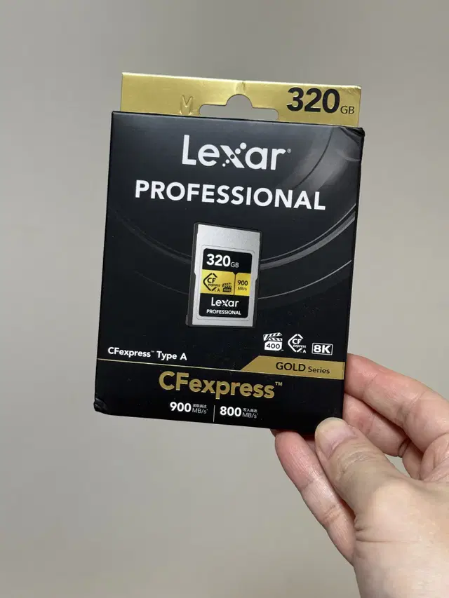 렉사 lexar cfe-a 320GB 직구품 미개봉 팝니다.