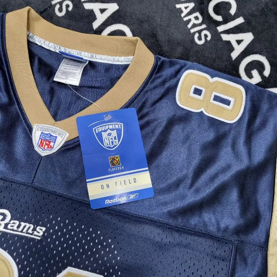 50)NFL x 리복 Rams 81" HOLT 럭비져지