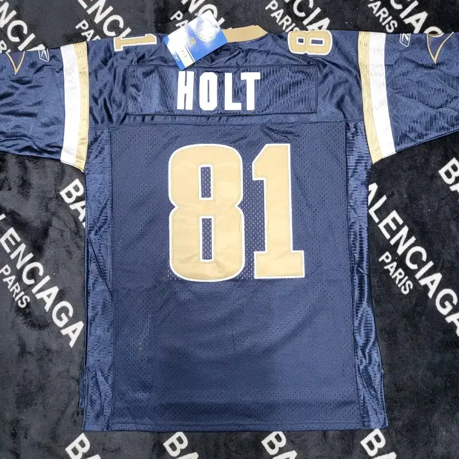 50)NFL x 리복 Rams 81" HOLT 럭비져지