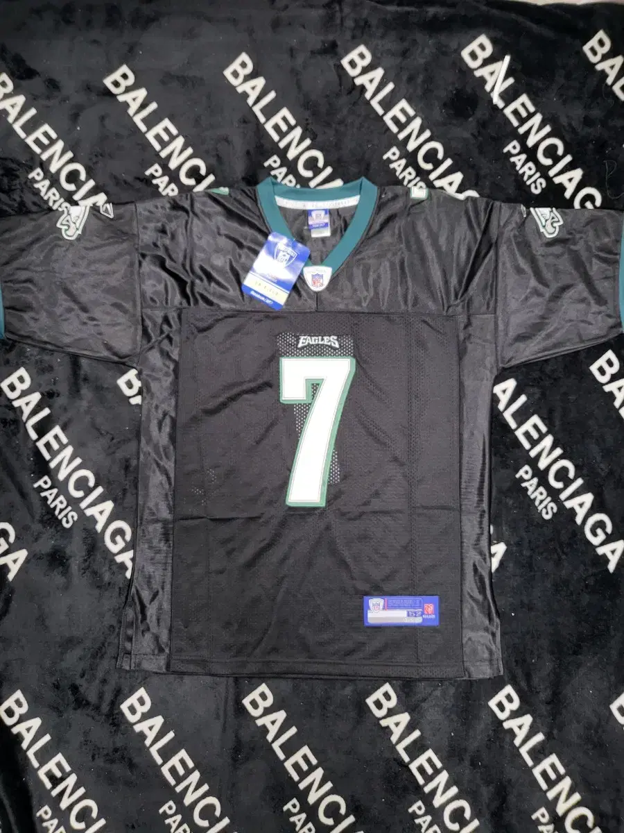 52)NFL x Reebok 이글스 7" VICK 다크그린&블랙 럭비져지