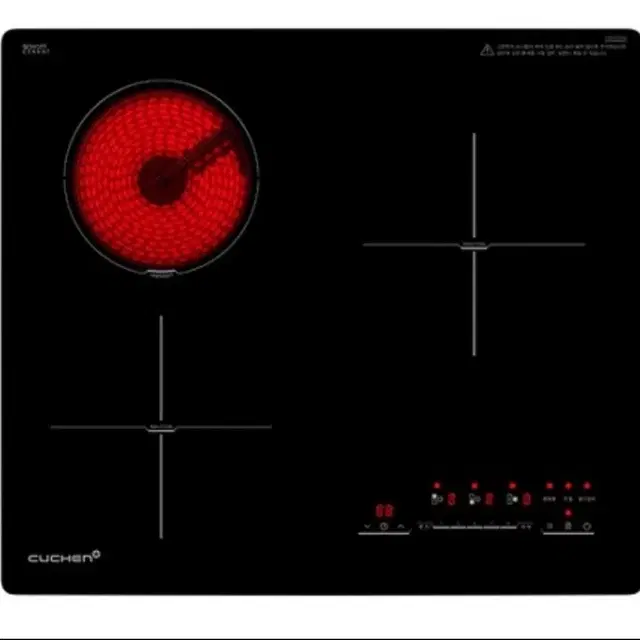 쿠첸 하이브리드 인덕션 3구 박스 새제품