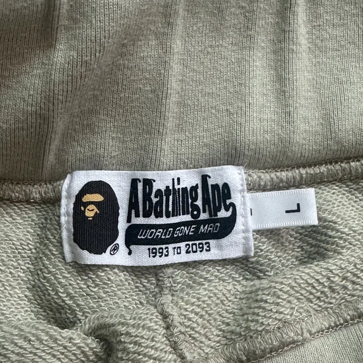 A BATHING APE 베이프 코튼 반바지 L