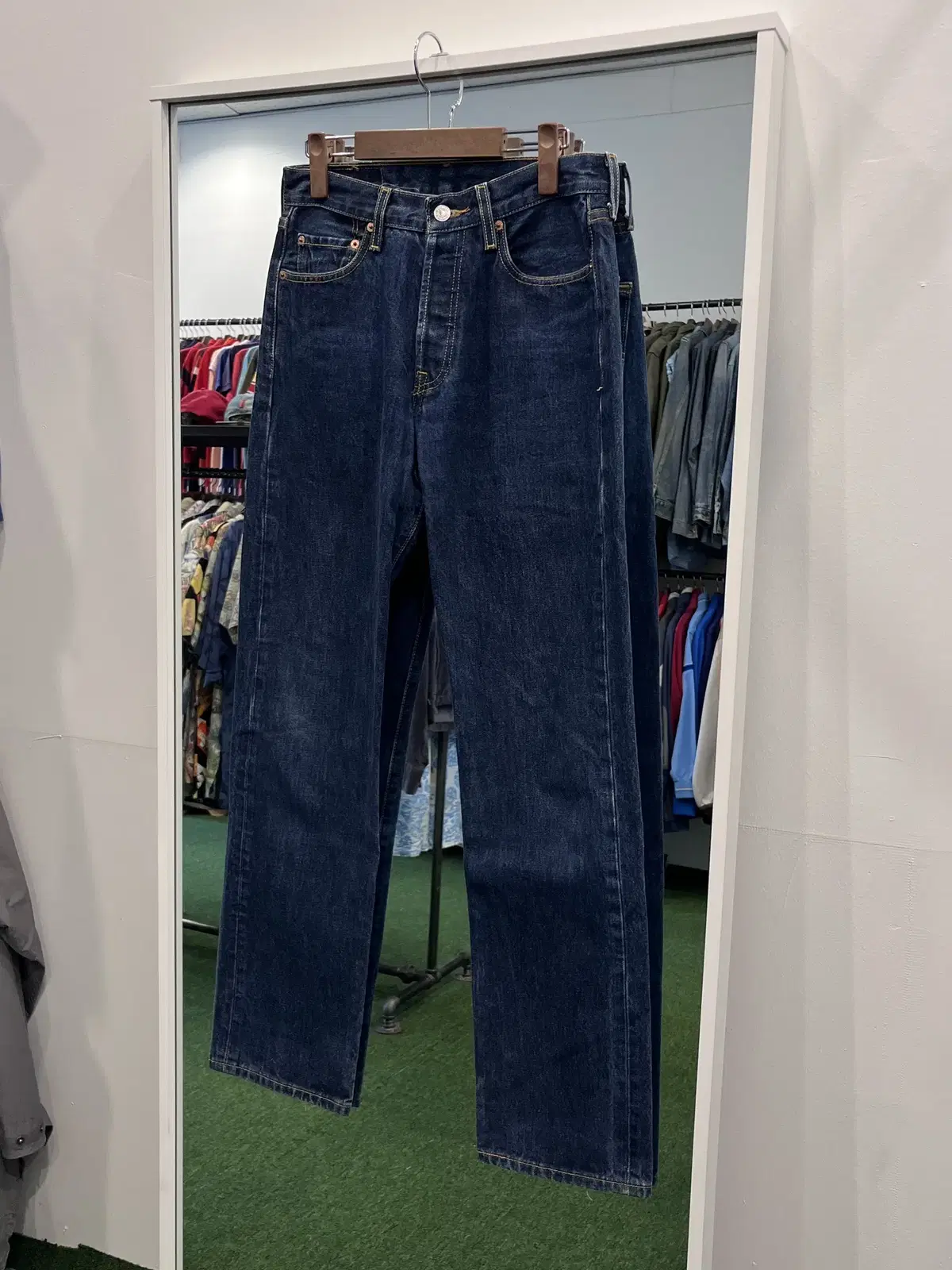 00s Levis 리바이스 501 블랭크탭 데님 팬츠