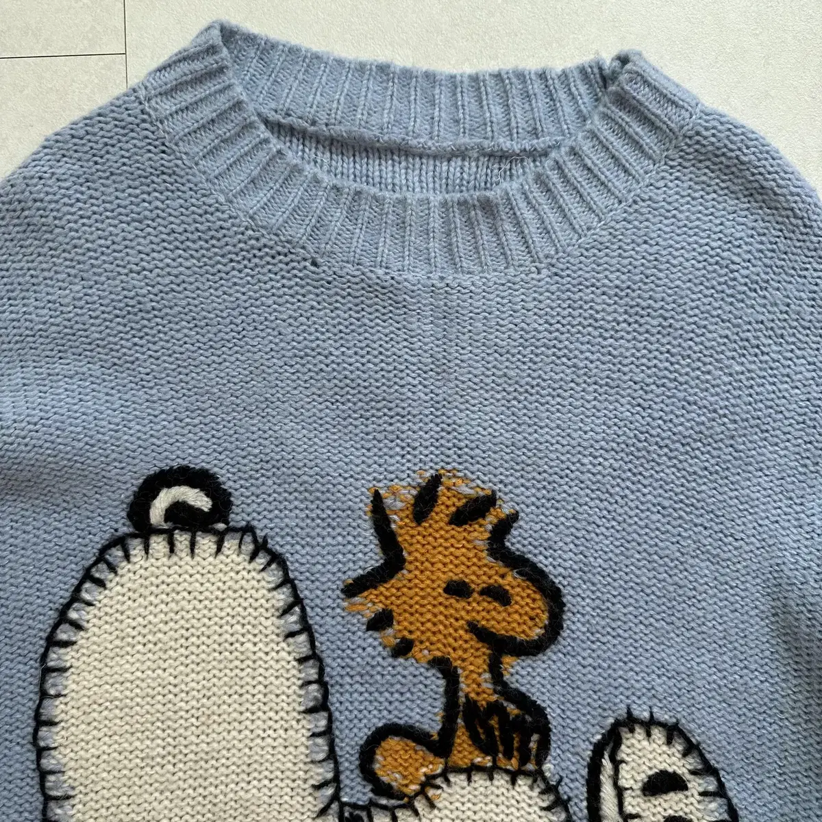 Zara 자라 X 스누피(Peanuts) 콜라보 니트 M