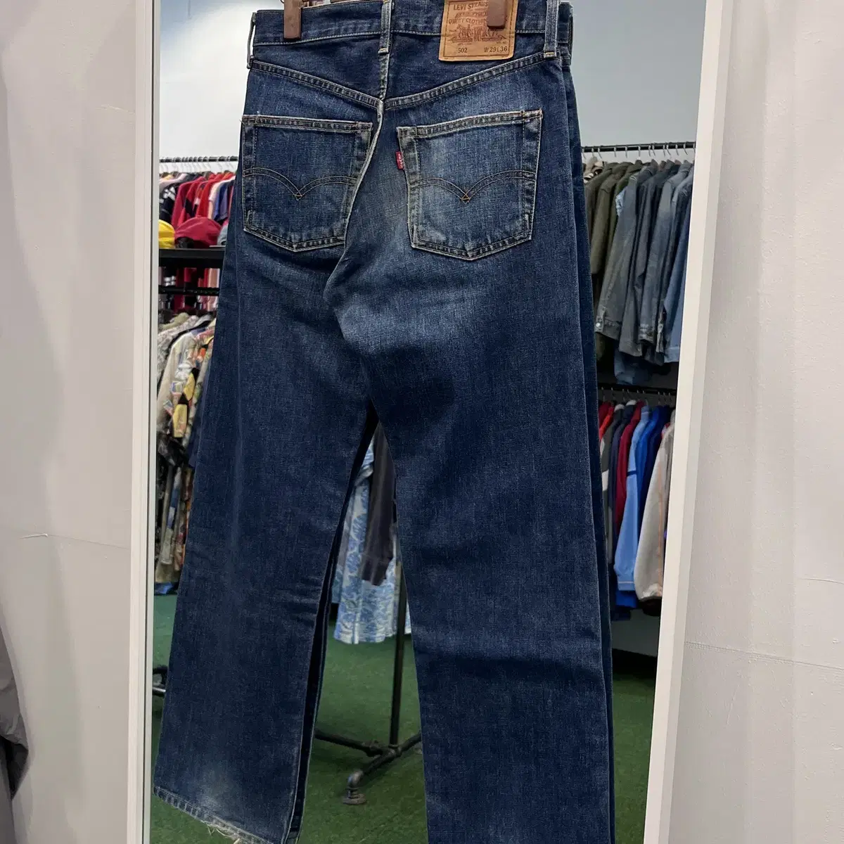 90s Levis 리바이스 LVC 502xx 셀비지 데님 팬츠 (28)