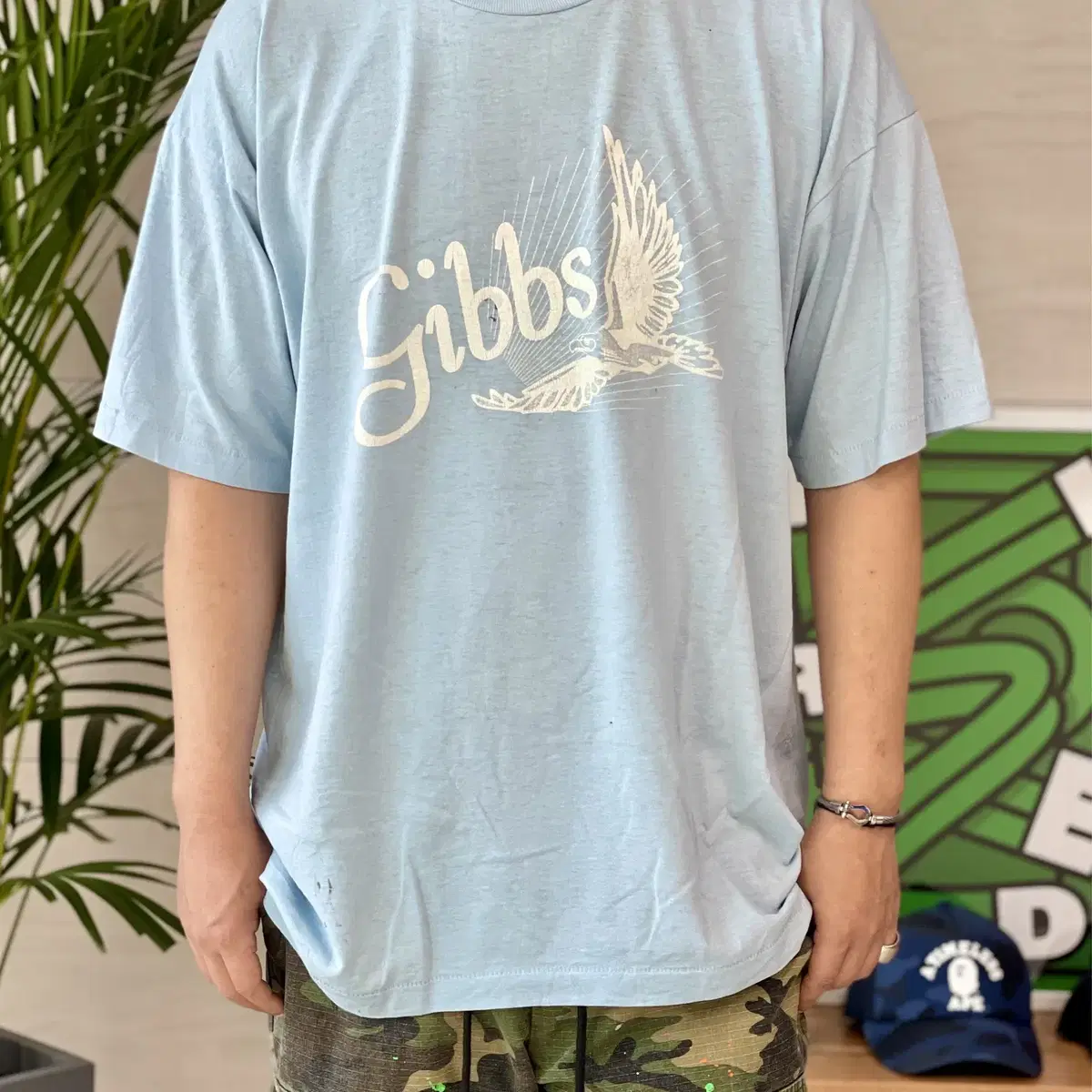 빈티지 티셔츠 GIBBS