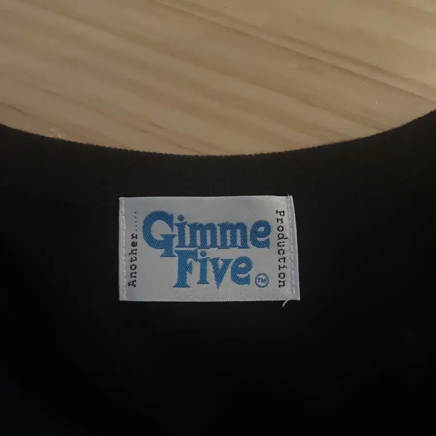 Gimme5 gimme five 체커보드 포켓 티셔츠 XL 블랙