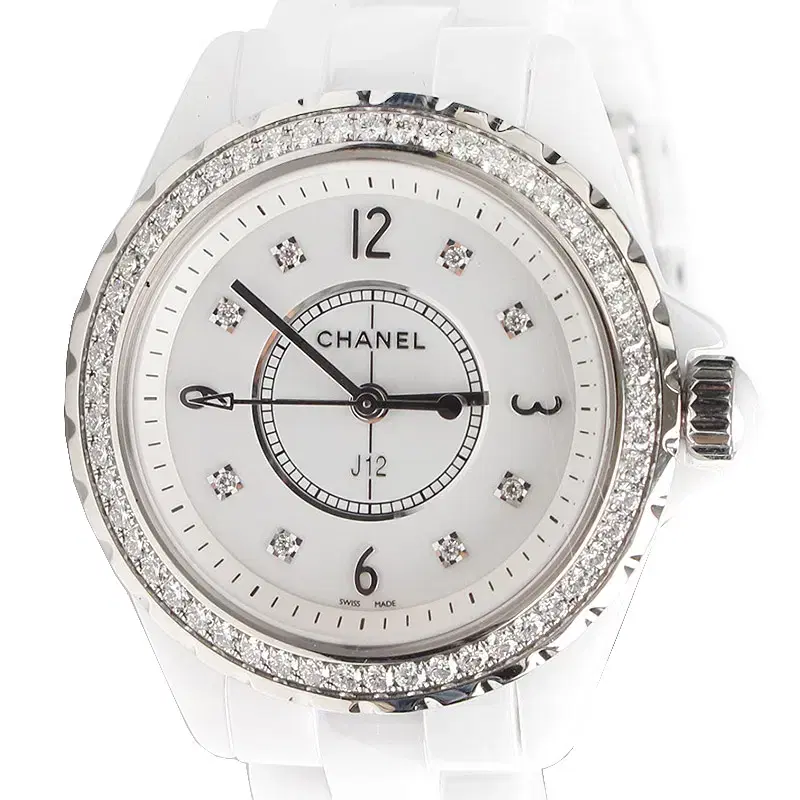 Chanel J12 dia White watch 32mm