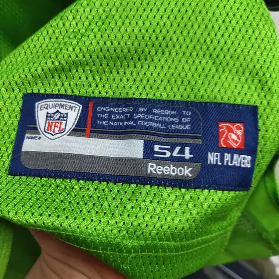 54) 리복 NFL 시애틀 SEA HAWKS 유니폼 팝니다