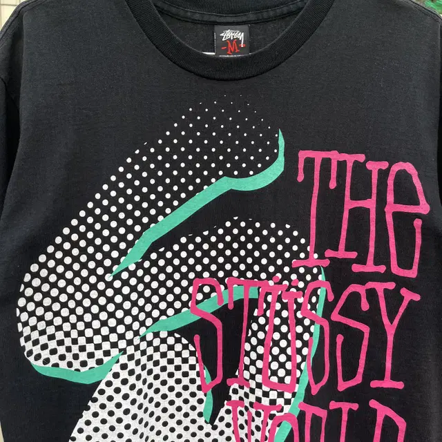 스투시 월드트라이브 빅로고 반팔티셔츠 Stussy