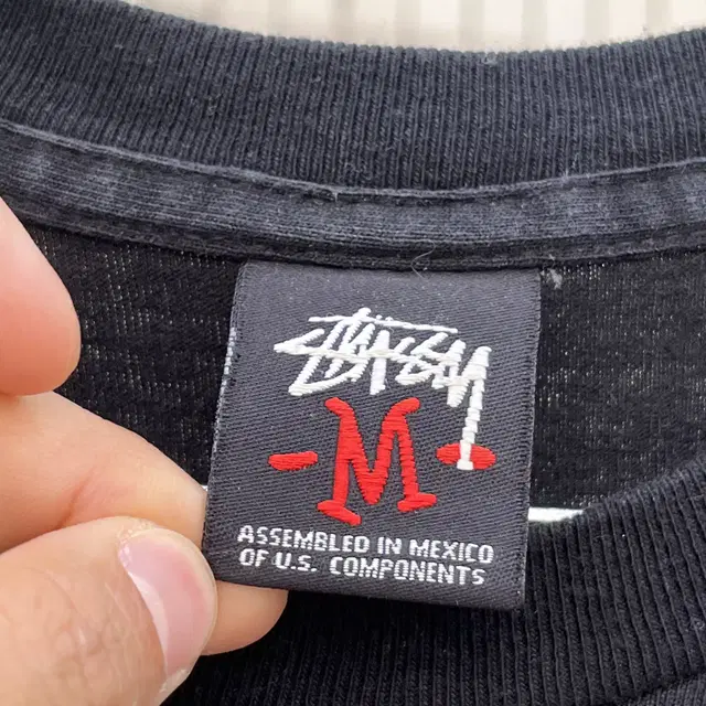 스투시 월드트라이브 빅로고 반팔티셔츠 Stussy