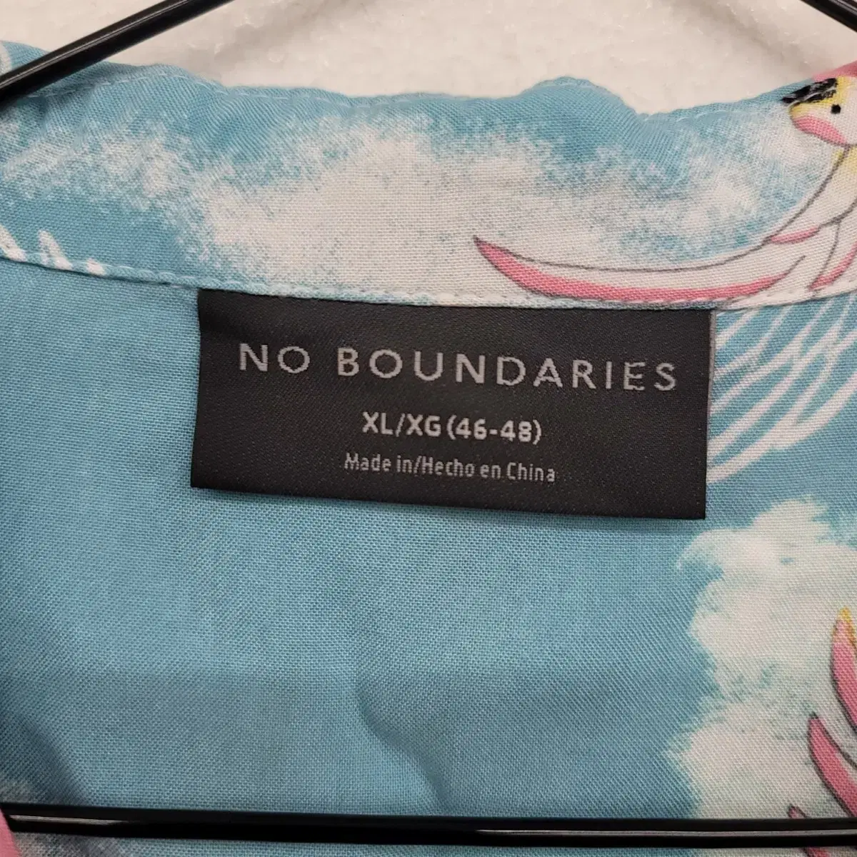 [110/XXL] NO BOUNDARIES 하와이안 셔츠 팝니다.