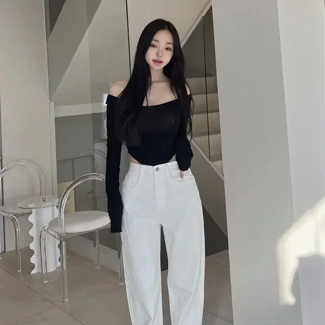 카인다미 화이트 와이드진