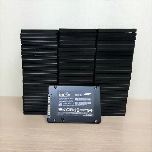 2.5인치 삼성 850 EVO 120GB SSD 중고 데스크탑용 노트북용