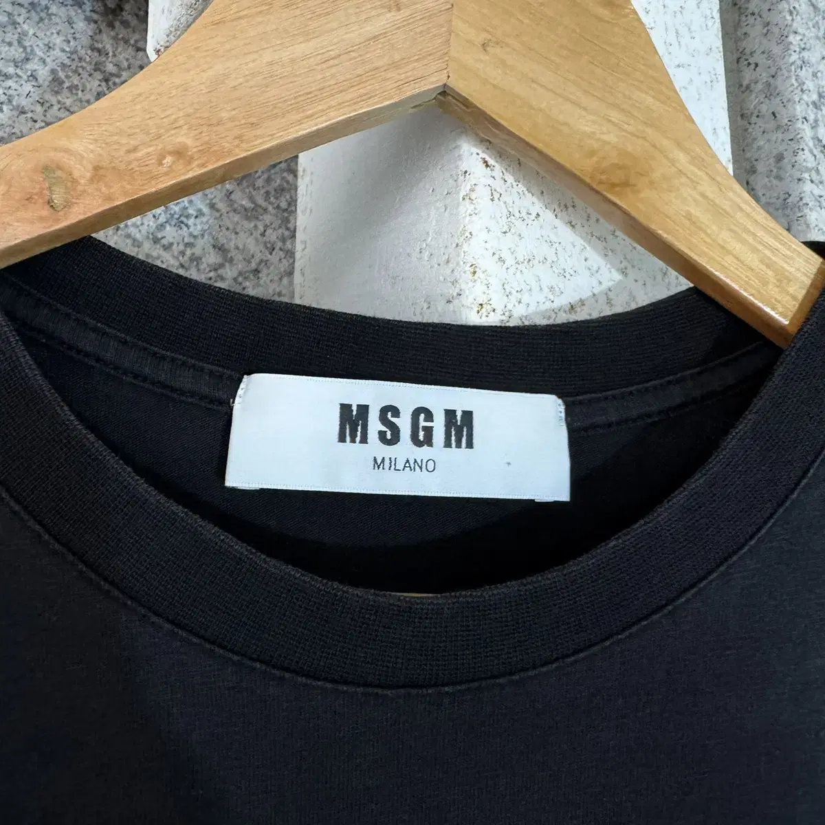 MSGM 로고 원피스 반팔티