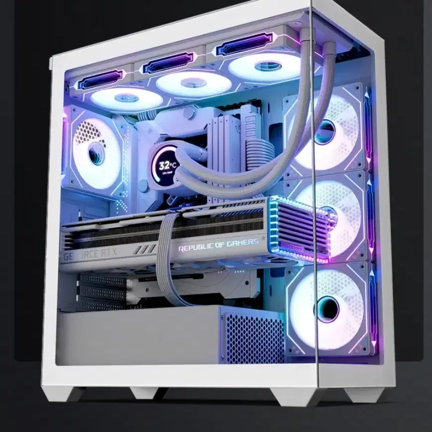 라이젠7 7800X3D/RTX4070SUPER 화이트 라이져킷트 컴퓨터