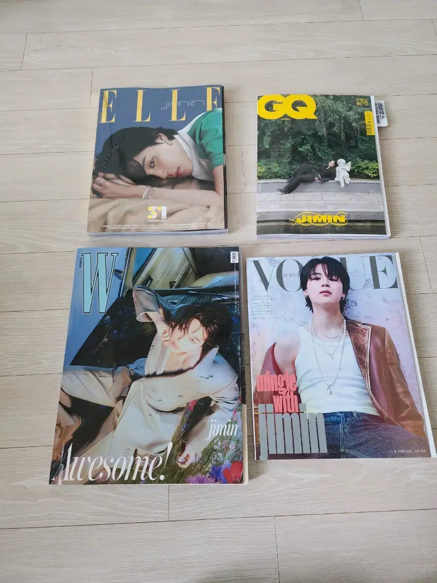 jimin photobook crown photocard magazine organization