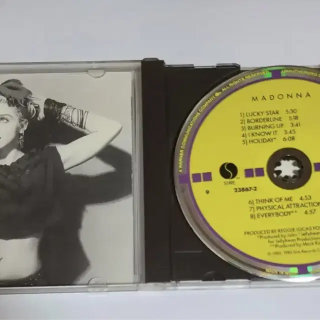 마돈나 1집 Madonna 앨범 시디 CD