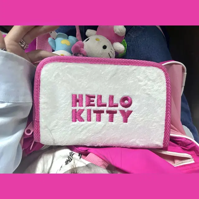 헬로키티 장지갑 HELLO KITTY Leopard Wallet