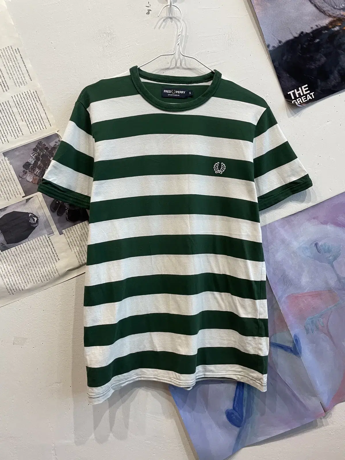 Women's Fred Perry Striped Short Sleeve T-Shirt