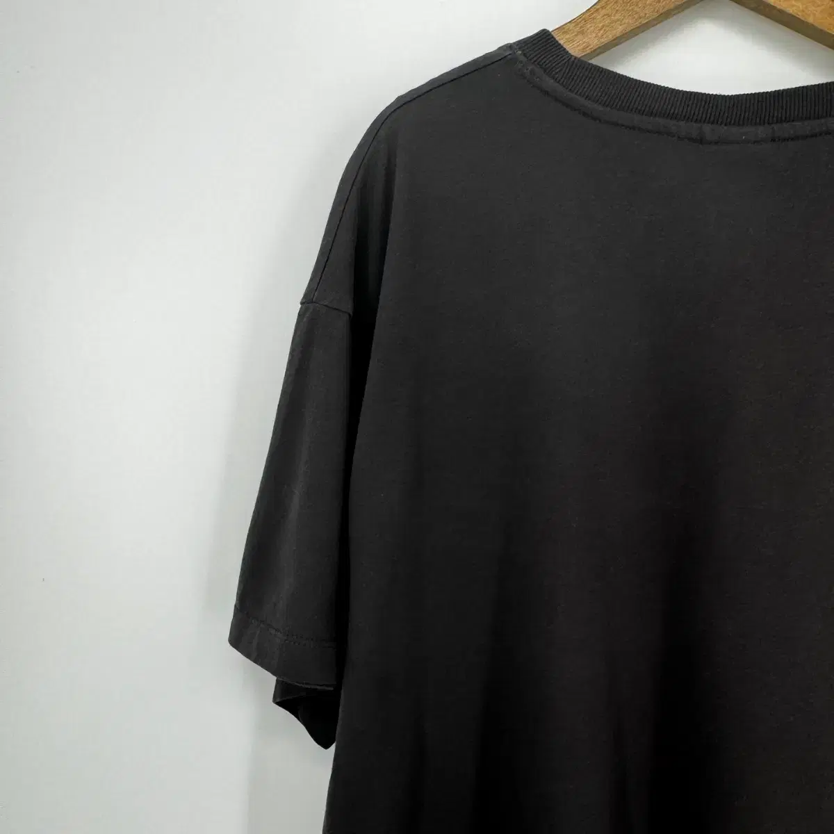 H&M 에이치엔엠 ACDC 프린팅 반팔 (M size / BLACK)