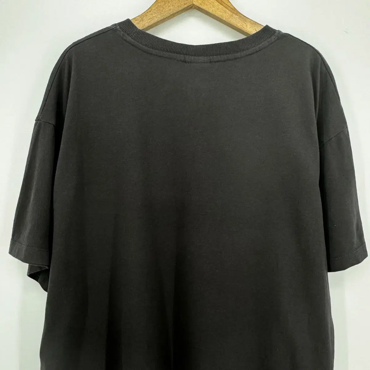 H&M 에이치엔엠 ACDC 프린팅 반팔 (M size / BLACK)