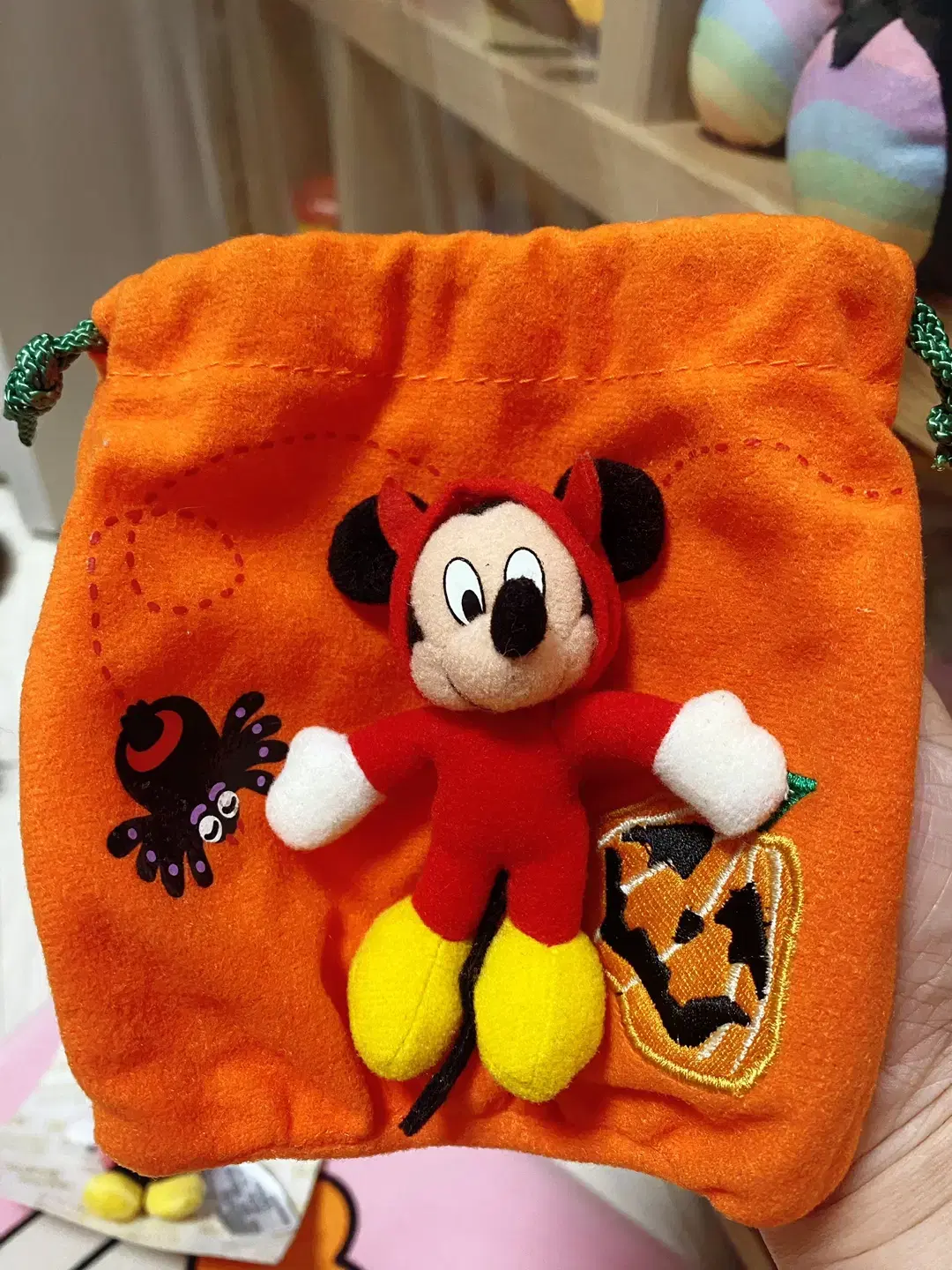 Disney Mickey Mouse Halloween Doll + Pouch Set