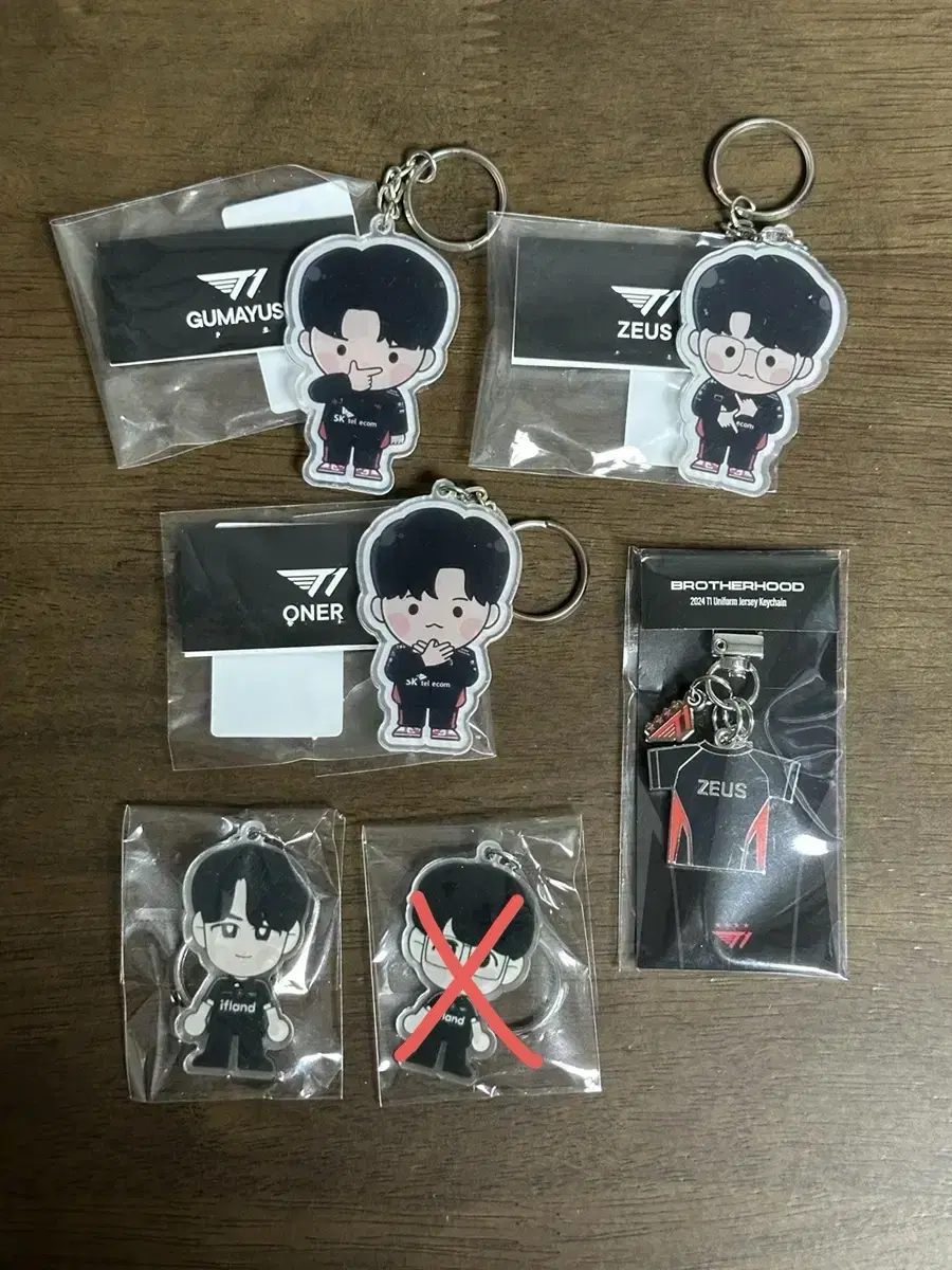 TeeOne merchandise (keyrings, photocards, mugs, pinbadges, muddlers, sticker, etc.)