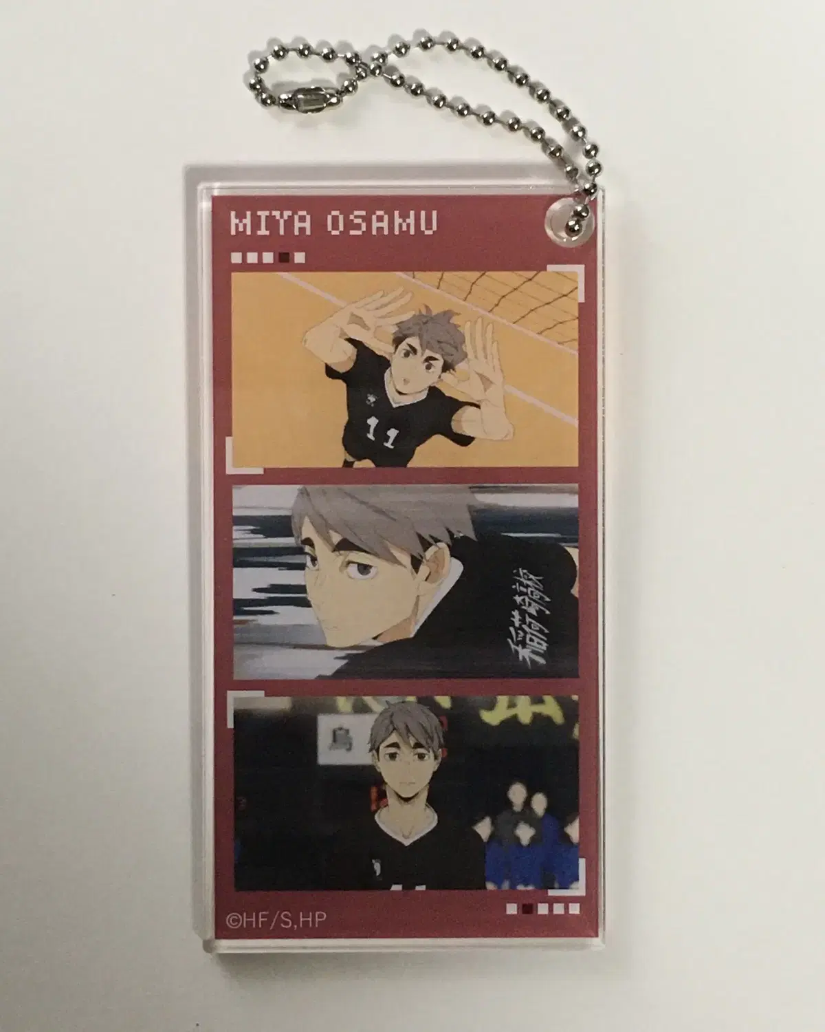 Haikyuu Miya Osamu Trading Slim Keychain