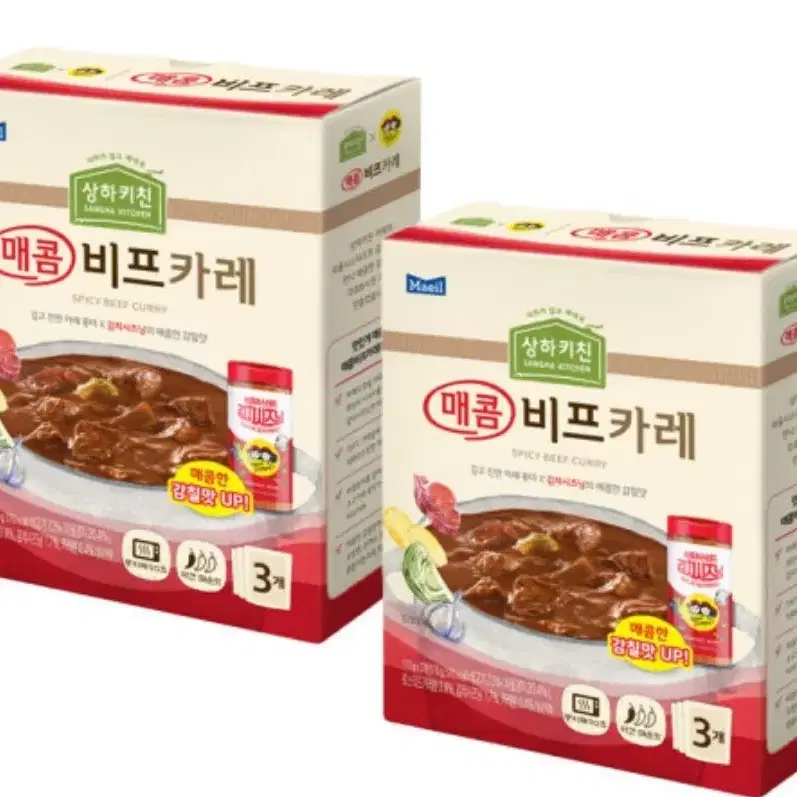 상하목장 매콤비프카레 170G 6팩 매일 상하키친