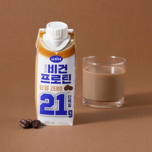 얼티브 비건 프로틴 250ml 18개 단백질음료 초코/커피