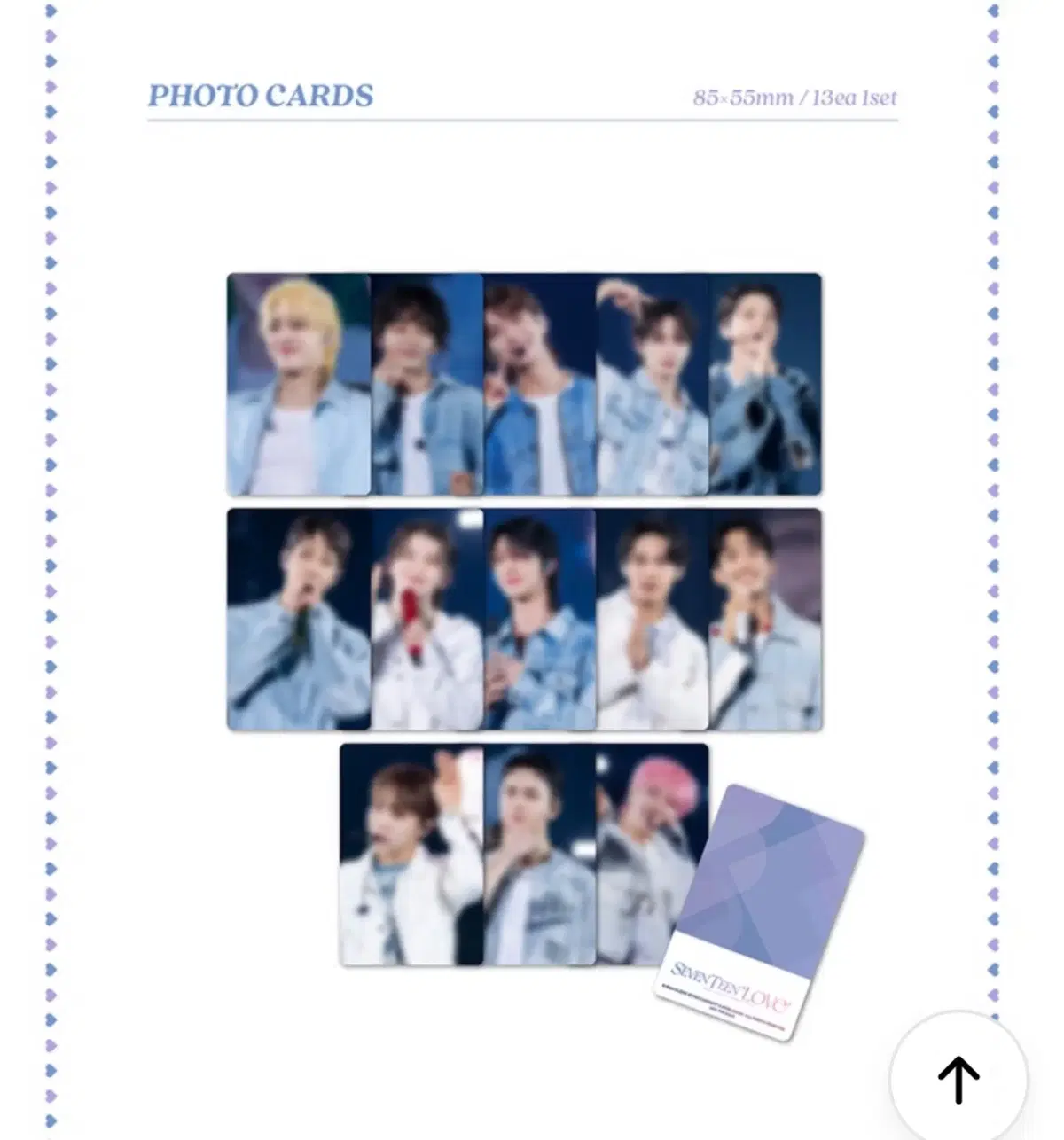 SEVENTEEN 2023 Love Fanmeeting Deco photocard wts(video sharing)