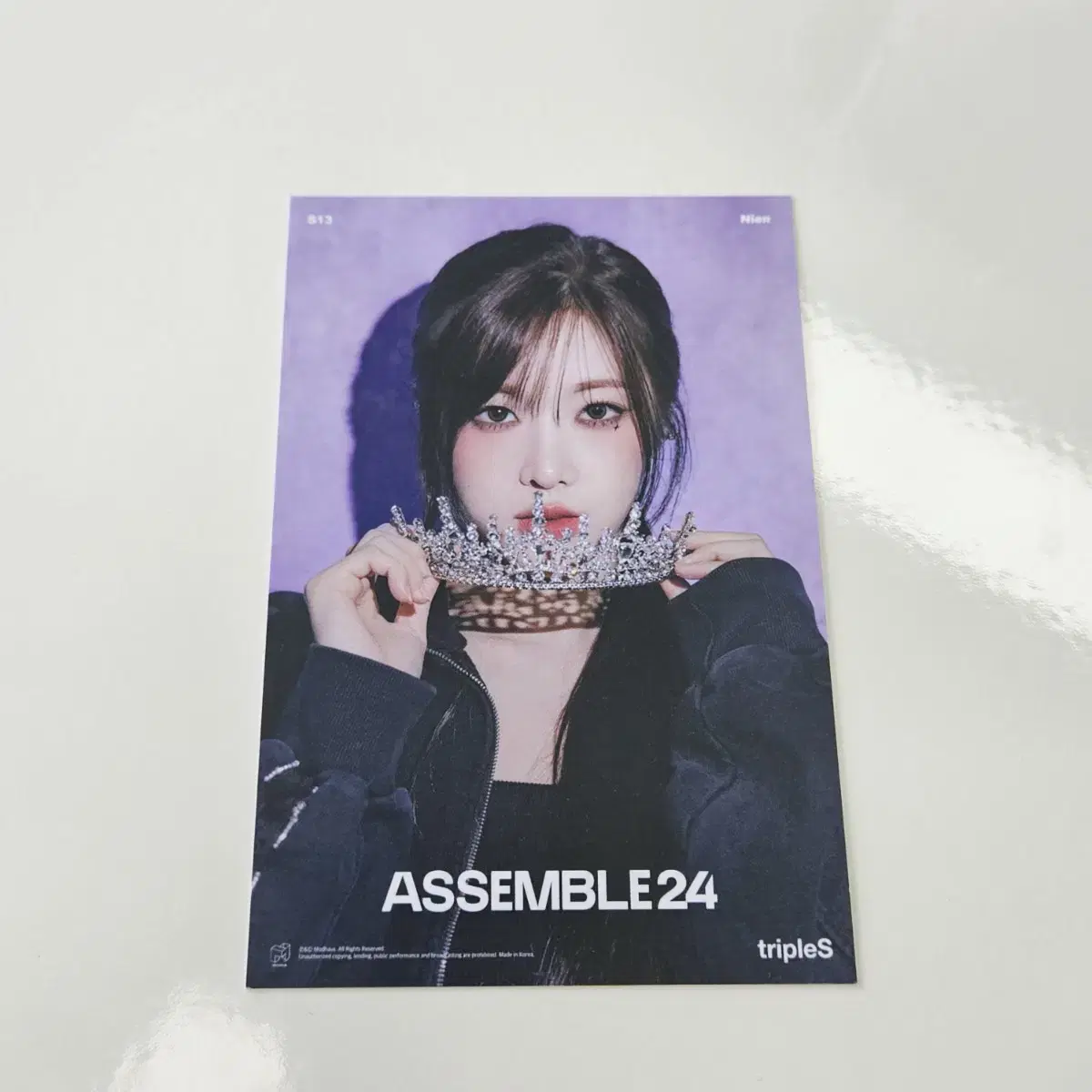 Triples Nien Assemble24 broadcast postcard WTS