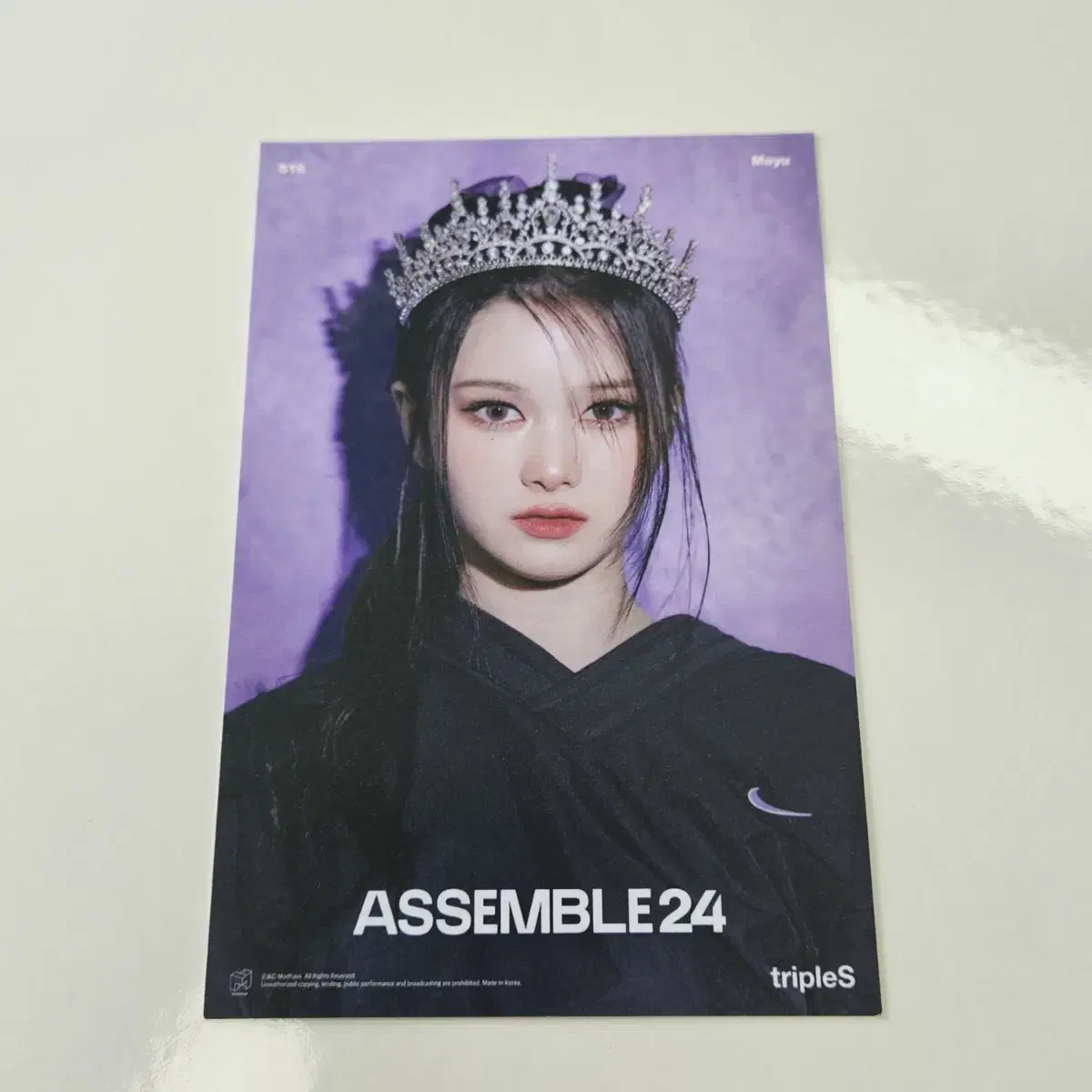 Triples Assemble24 Mayu broadcast postcard WTS