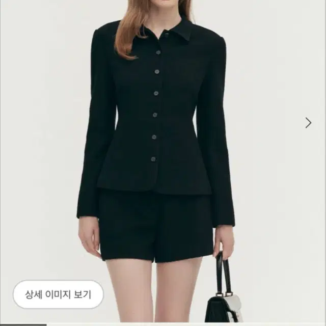 시에 sie 이브 칼라 버튼 자켓 xs