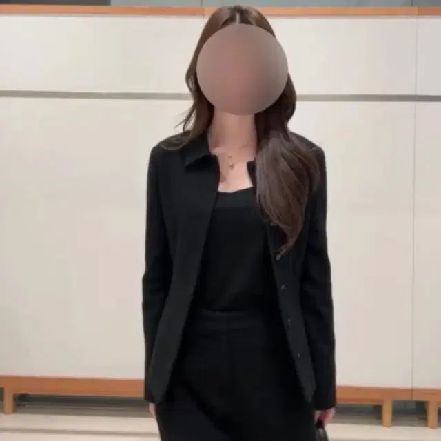 시에 sie 이브 칼라 버튼 자켓 xs