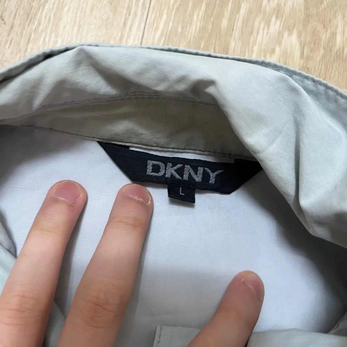 DKNY 뉴욕 남성 카라 블루종 자켓 L/100