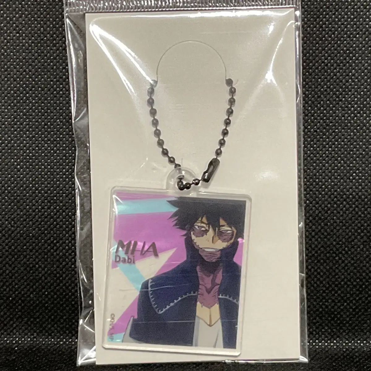 Unused Nahia Hiroaka Dabi acrylic Ball Chain Strap Keyring