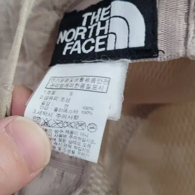 [S]THENORTHFACE노스페이스 베이지 면100% 버킷햇 사파리모자