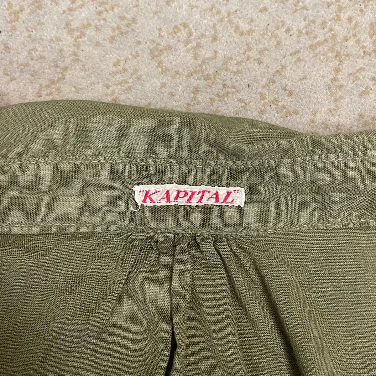 Kapital 블라우스 카키